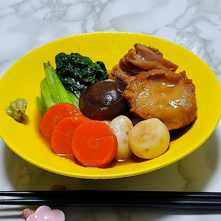 親鶏とあぶら麩の治部煮